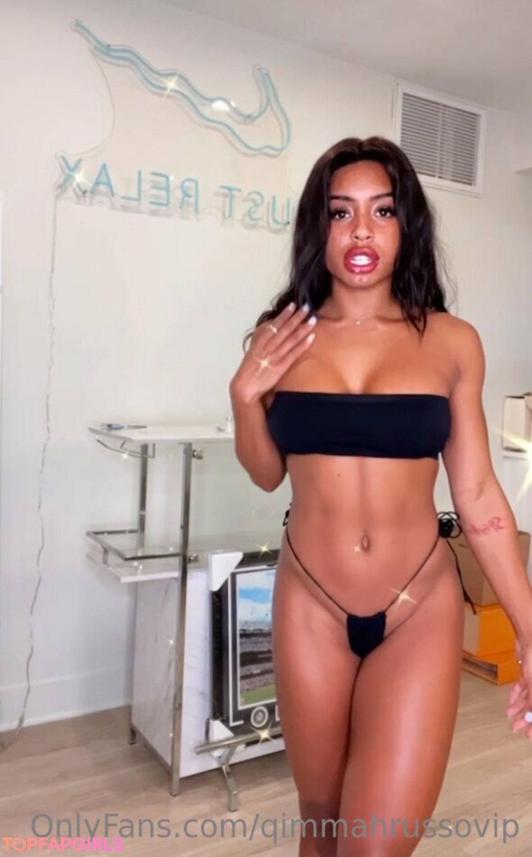 Nacktes geleaktes OnlyFans-Foto von Qimmah Russo #707