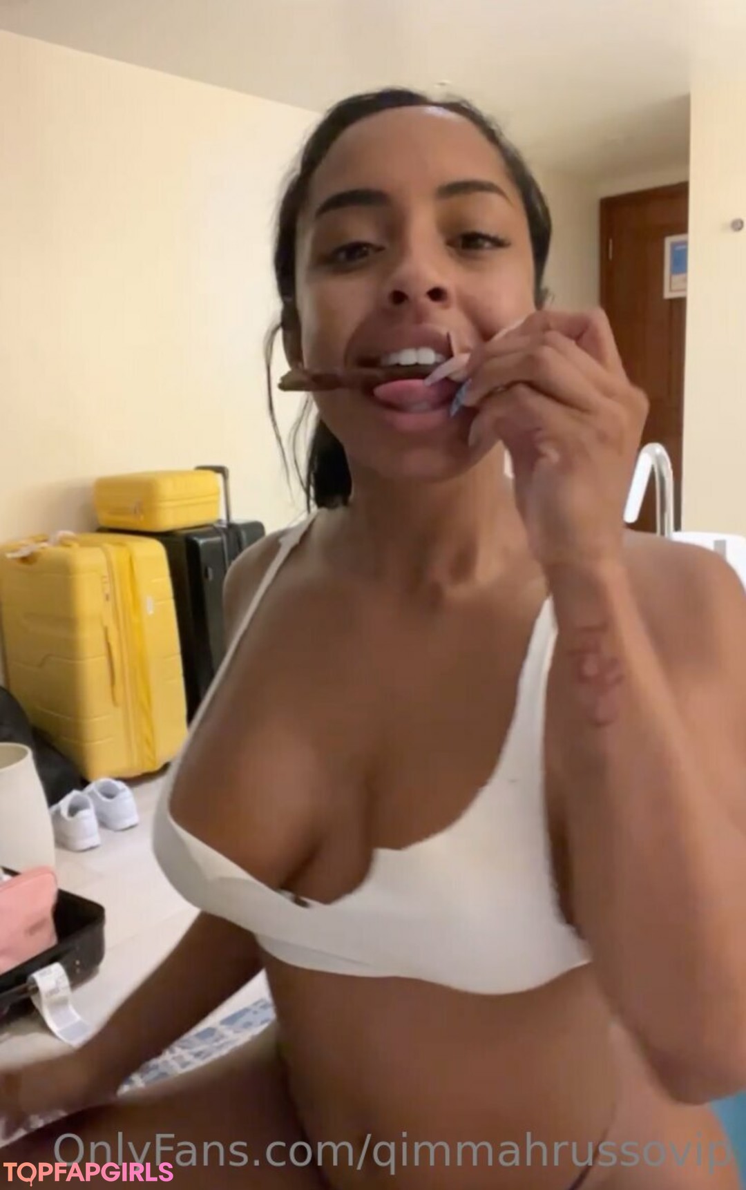 Nacktes geleaktes OnlyFans-Foto von Qimmah Russo #823