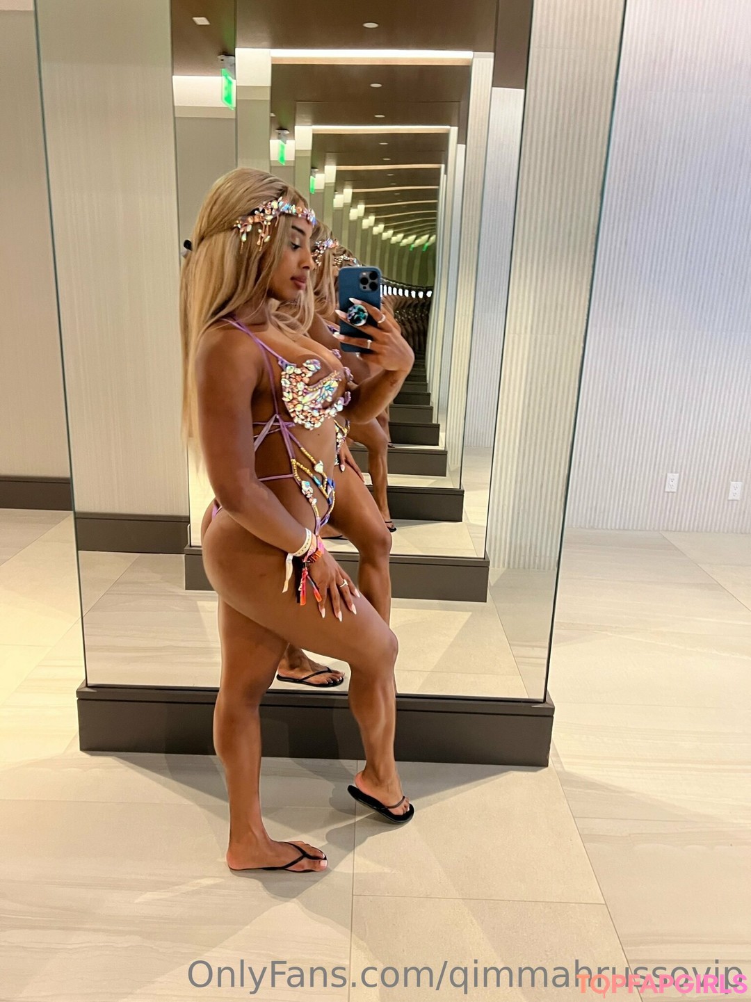 Nacktes geleaktes OnlyFans-Foto von Qimmah Russo #323
