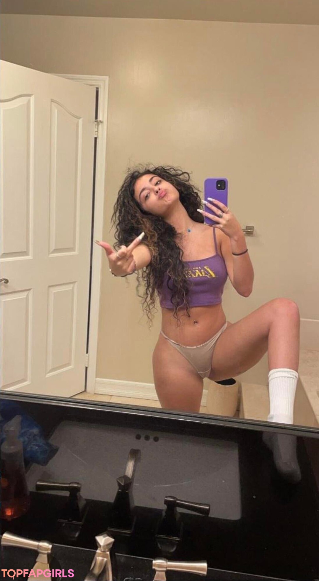 Nacktes geleaktes OnlyFans-Foto von Malu Trevejo #611