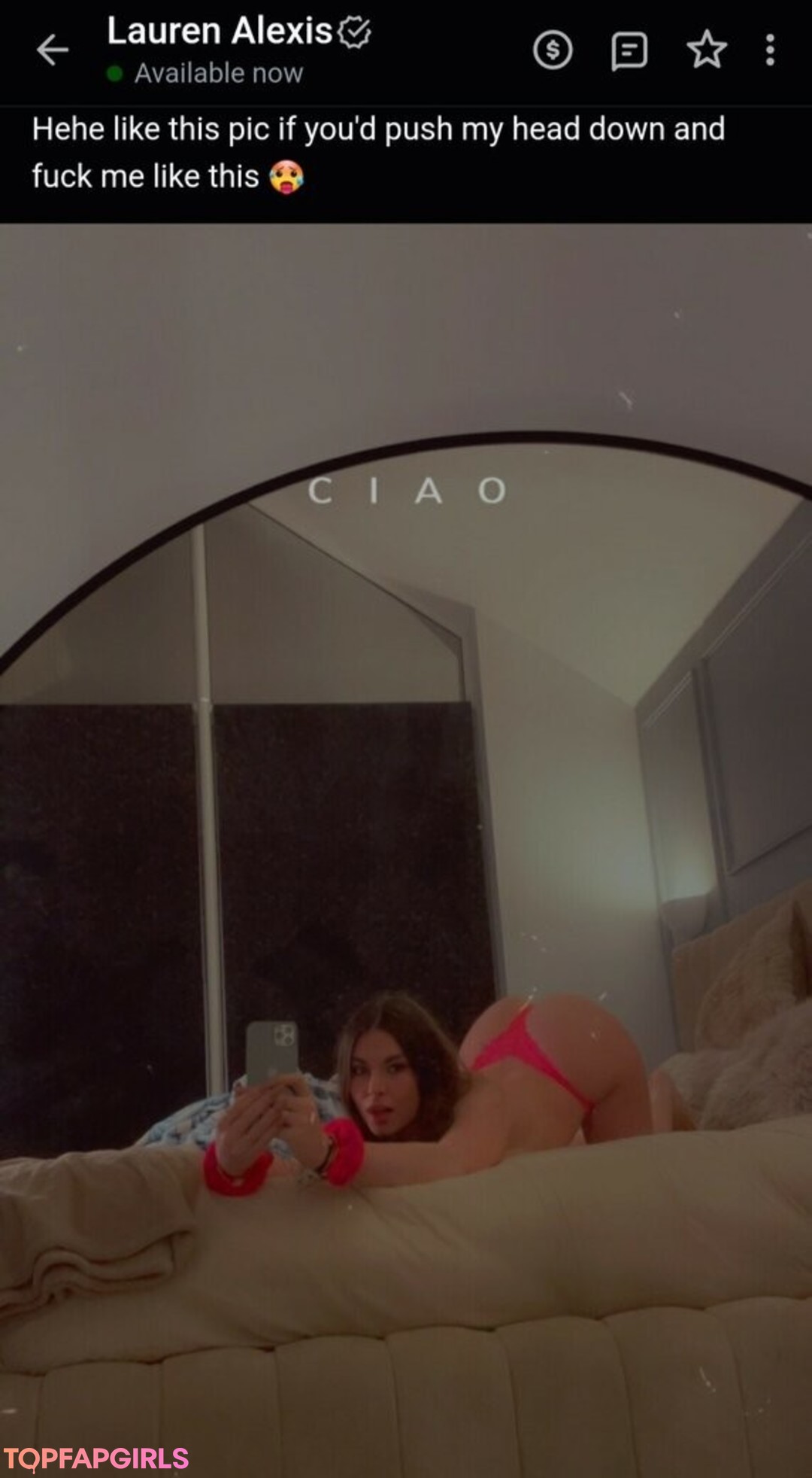 Nacktes geleaktes OnlyFans-Foto von Lauren Alexis #1046