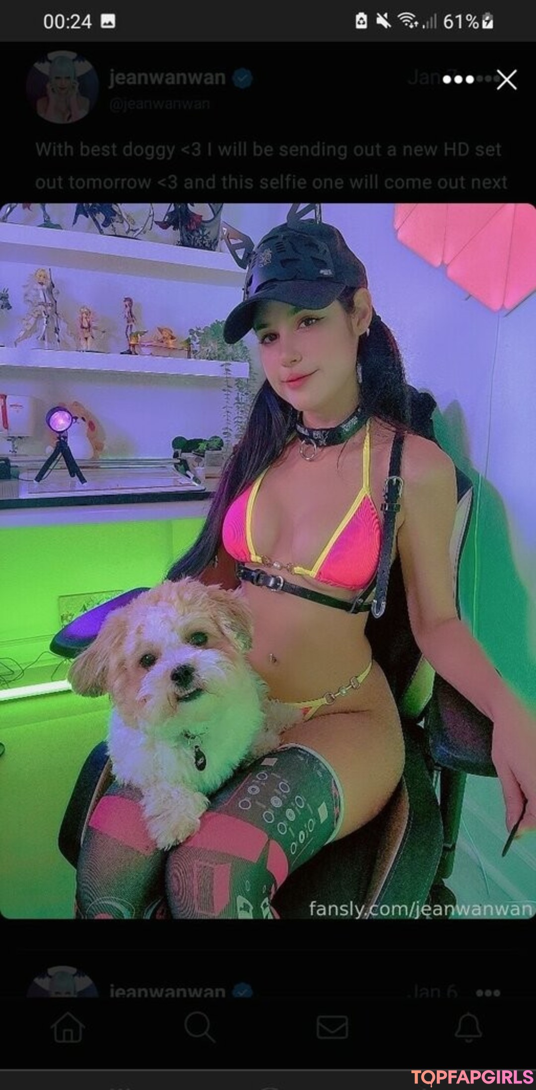 Nacktes geleaktes OnlyFans-Foto von Jeanwanwan #2532