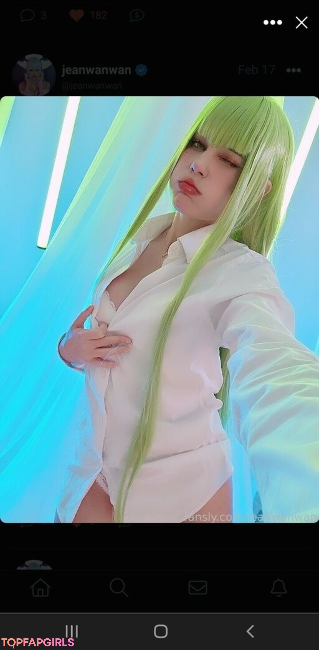 Nacktes geleaktes OnlyFans-Foto von Jeanwanwan #2655