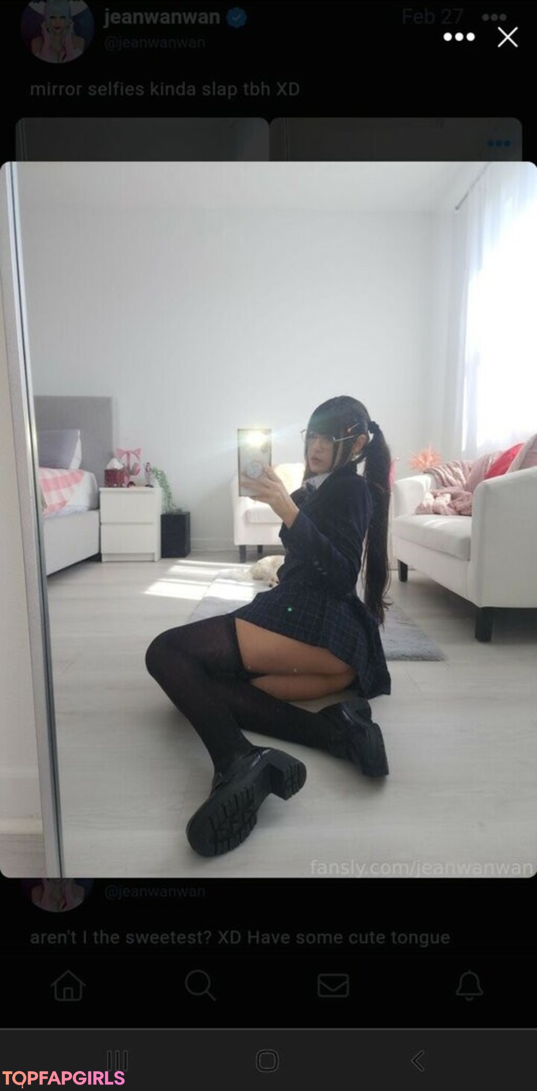 Nacktes geleaktes OnlyFans-Foto von Jeanwanwan #2737