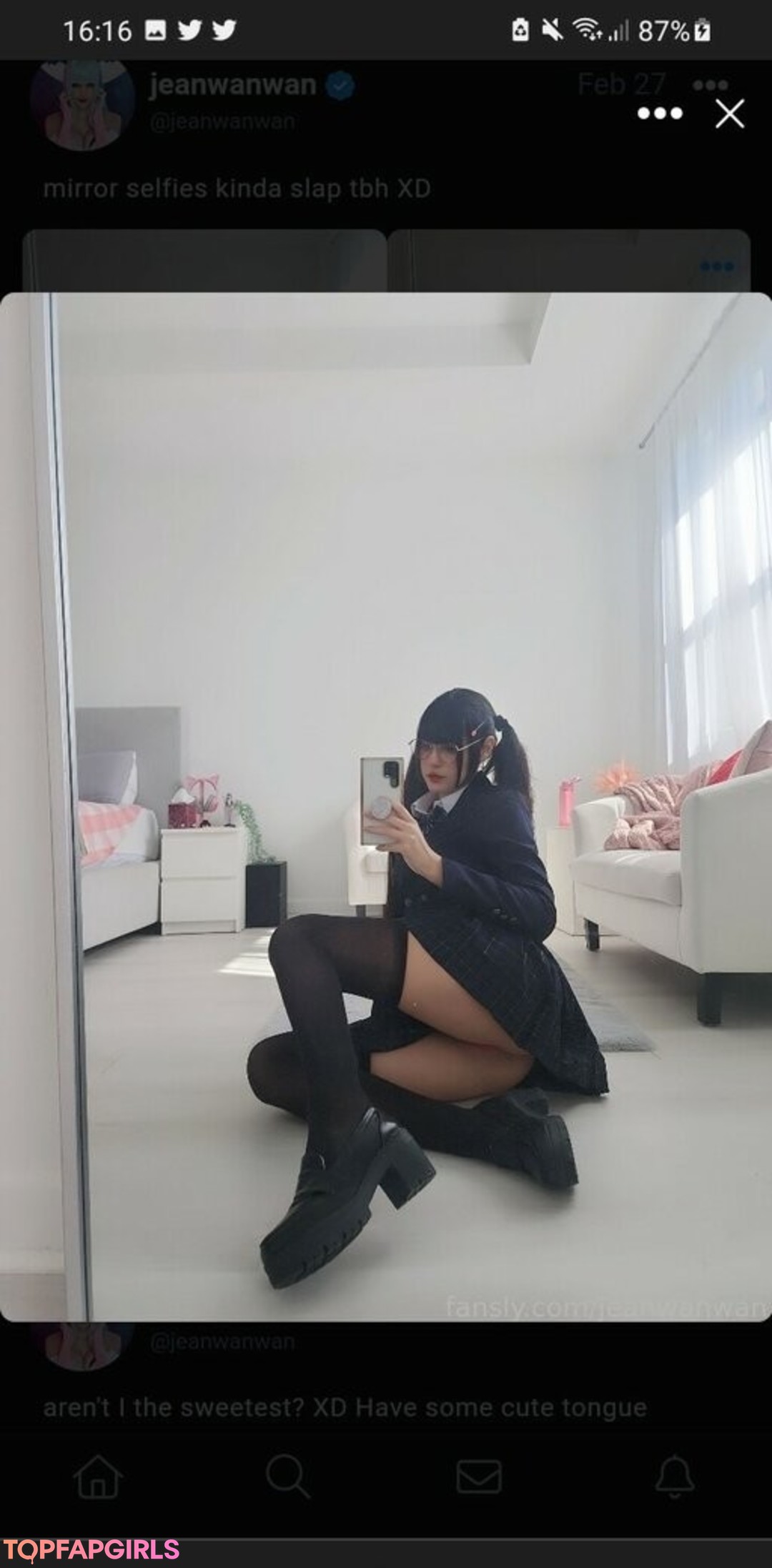 Nacktes geleaktes OnlyFans-Foto von Jeanwanwan #2739