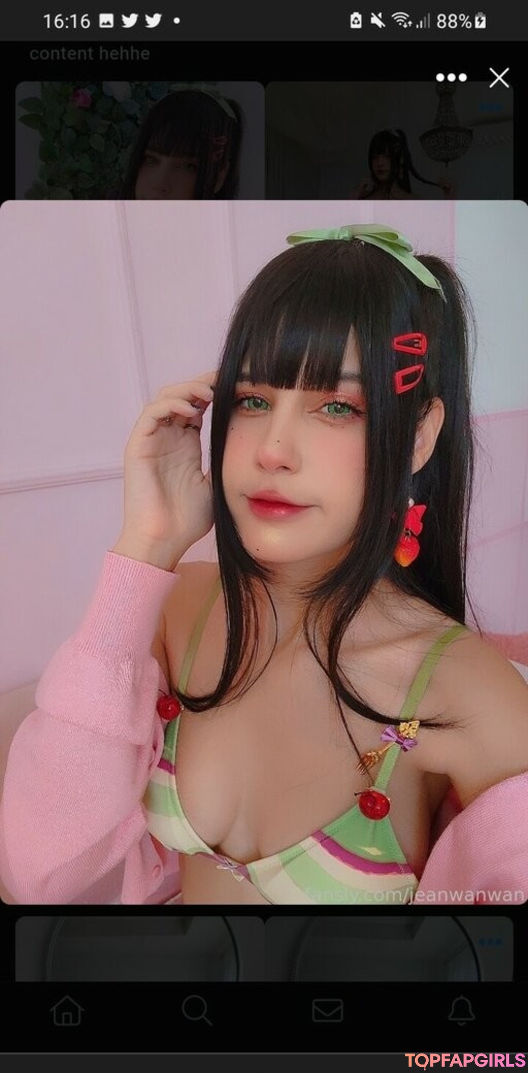 Nacktes geleaktes OnlyFans-Foto von Jeanwanwan #2749