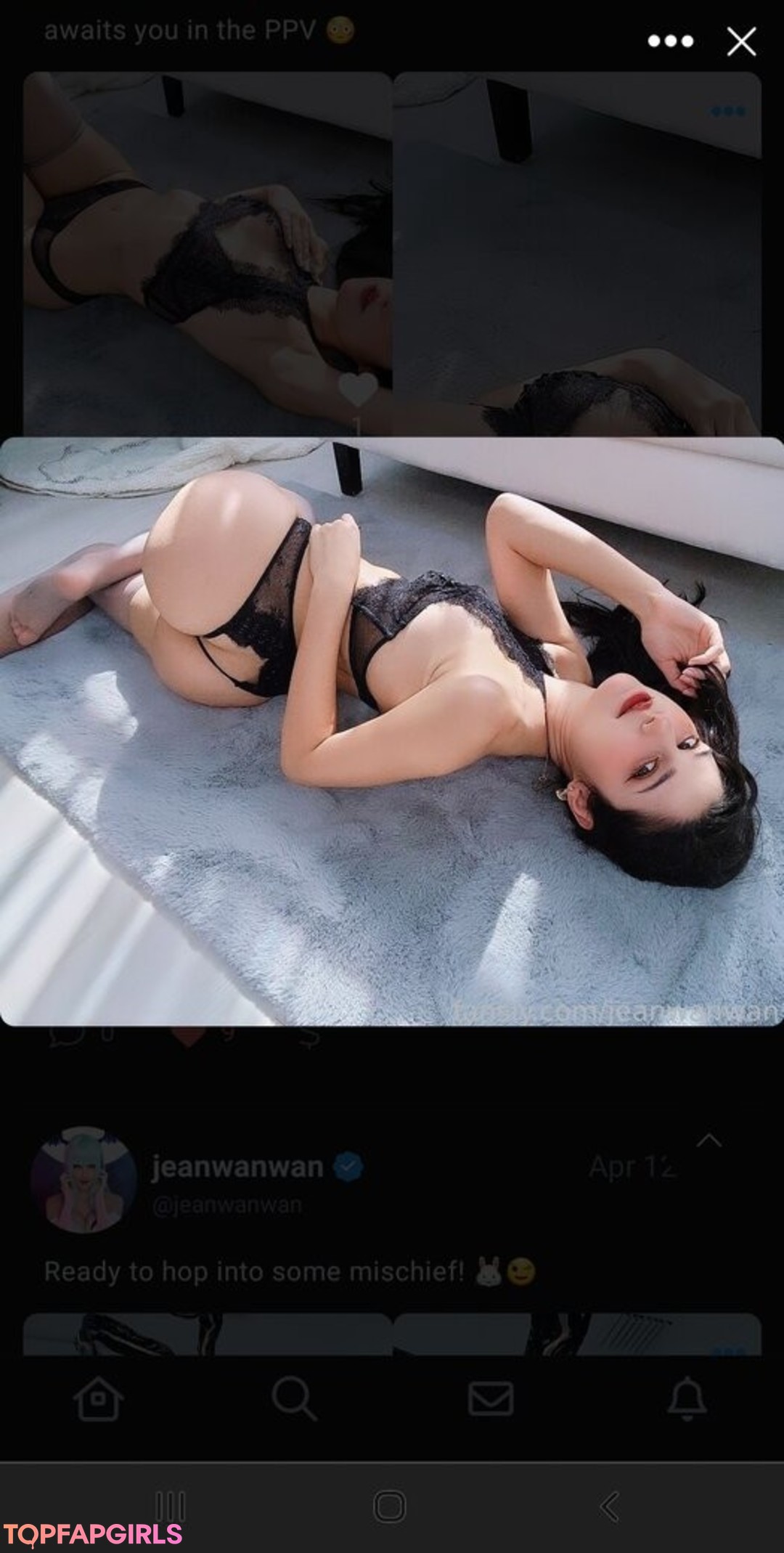 Nacktes geleaktes OnlyFans-Foto von Jeanwanwan #3084