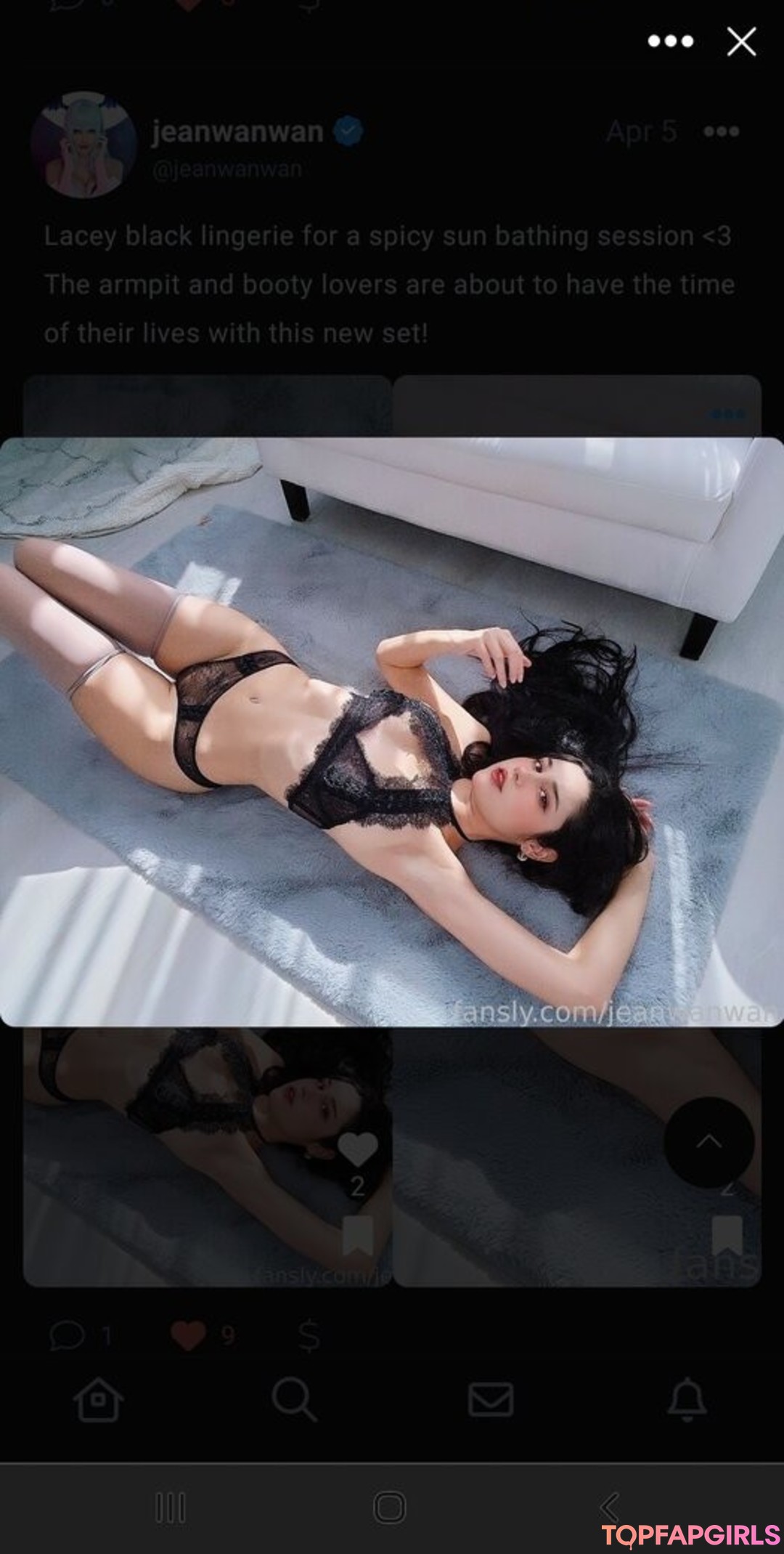 Nacktes geleaktes OnlyFans-Foto von Jeanwanwan #3098