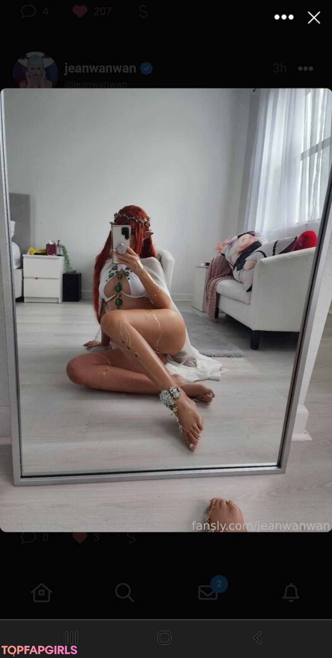 Nacktes geleaktes OnlyFans-Foto von Jeanwanwan #3251