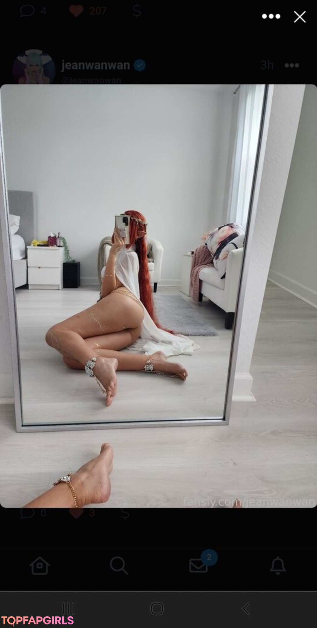 Nacktes geleaktes OnlyFans-Foto von Jeanwanwan #3253