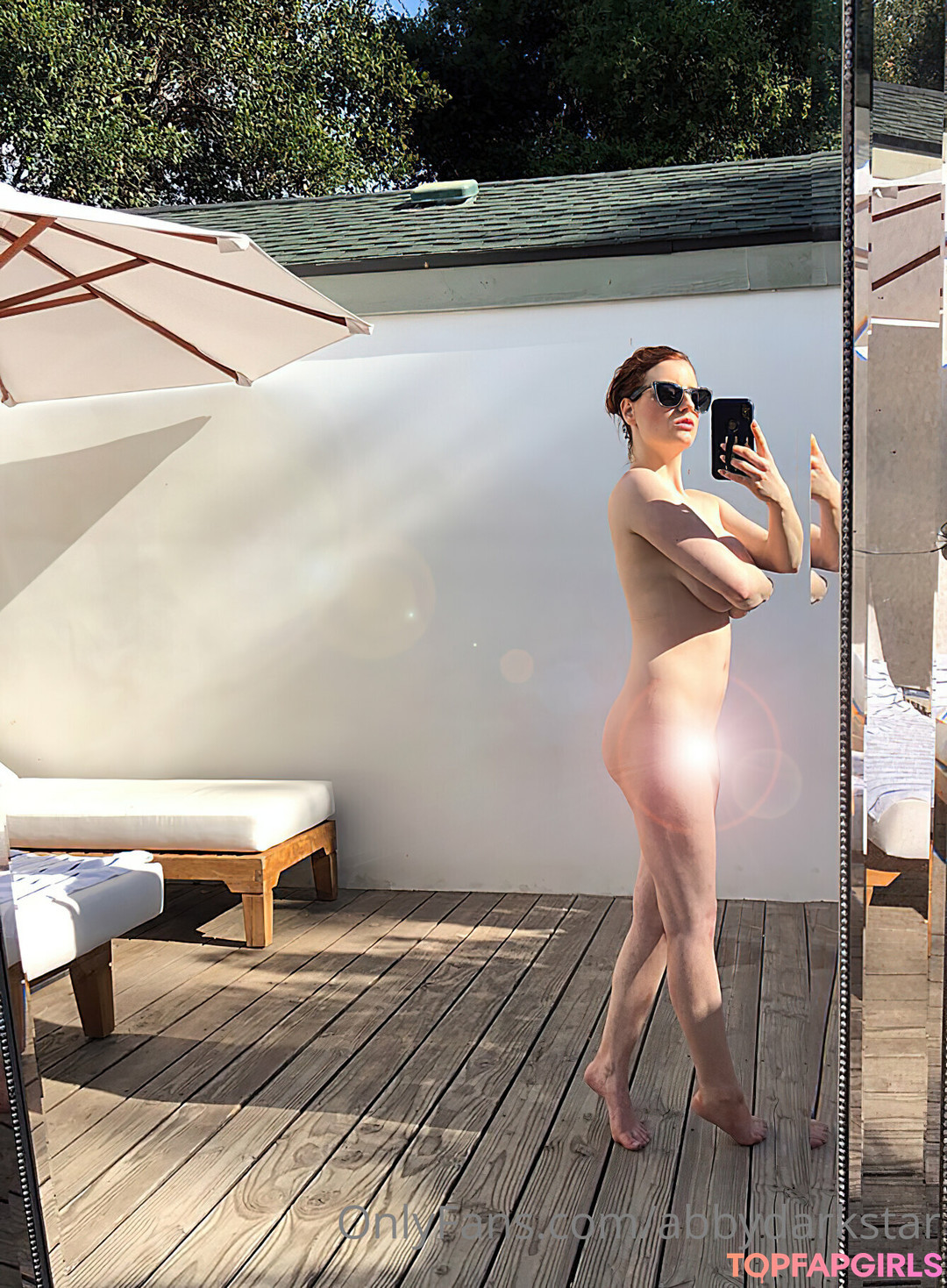 Nacktes geleaktes OnlyFans-Foto von Abby Dark Star #17