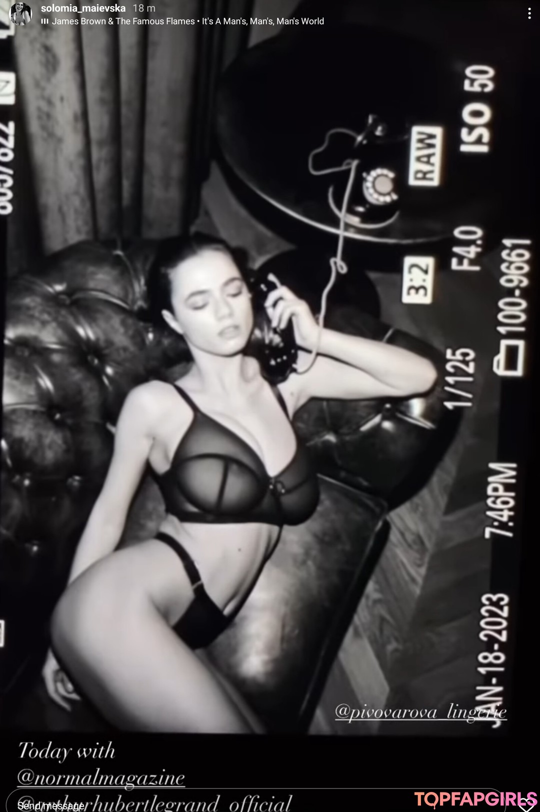 Nacktes geleaktes OnlyFans-Foto von Solomia Maievska #2007