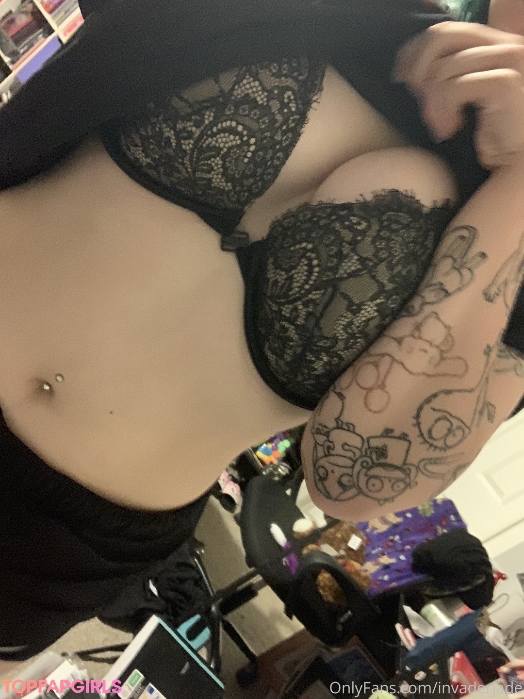 Nacktes geleaktes OnlyFans-Foto von Invader Jade #156