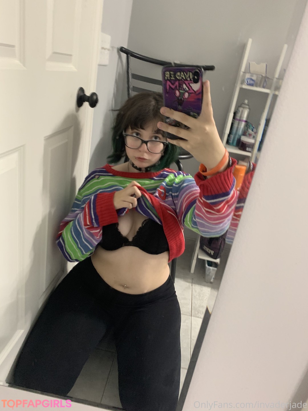 Nacktes geleaktes OnlyFans-Foto von Invader Jade #392