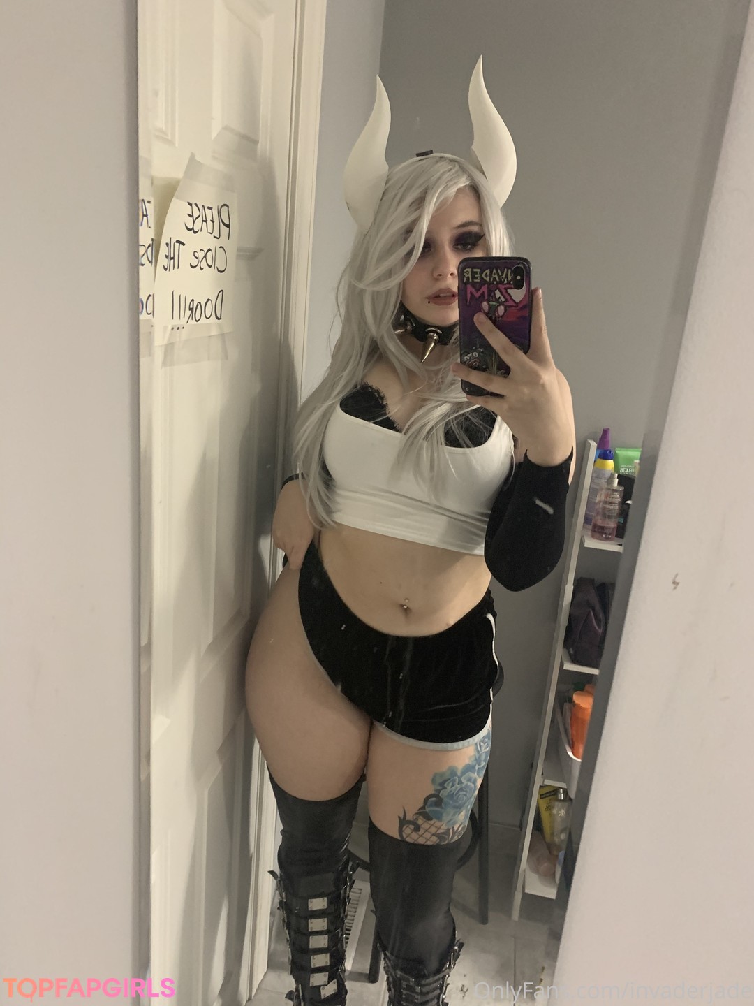 Nacktes geleaktes OnlyFans-Foto von Invader Jade #398