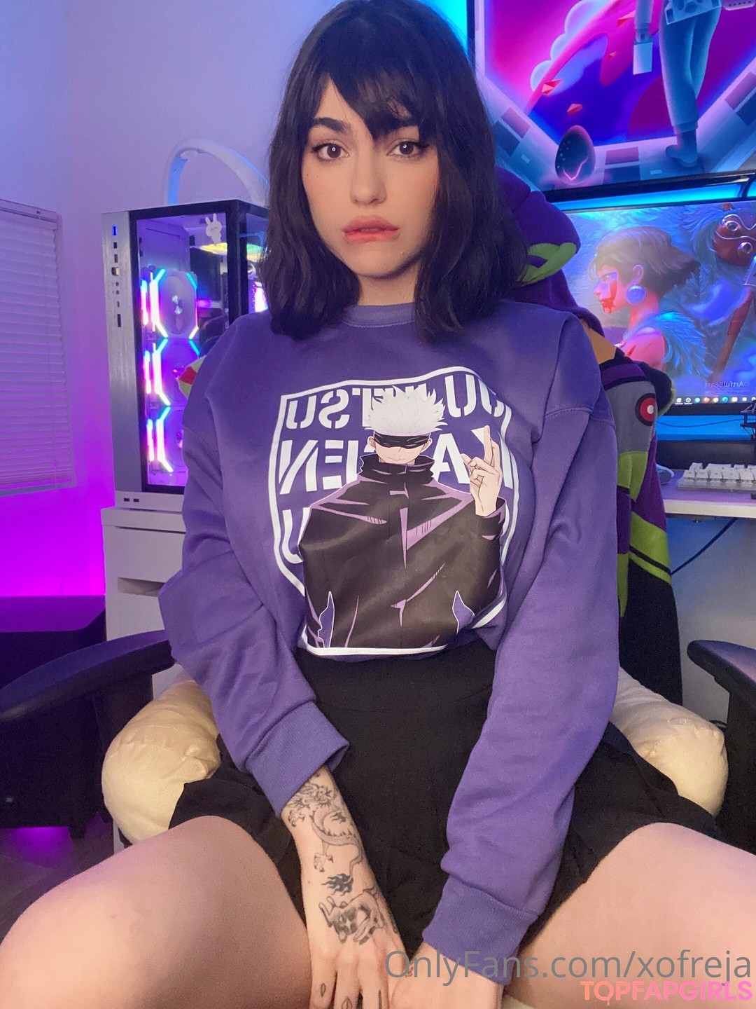 Nacktes geleaktes OnlyFans-Foto von Freja Noir #1129