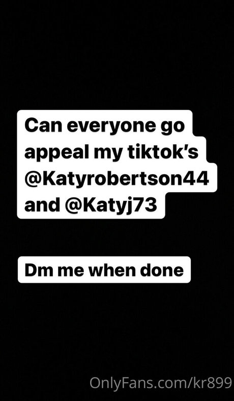 Nacktes geleaktes OnlyFans-Foto von Katy Robertson