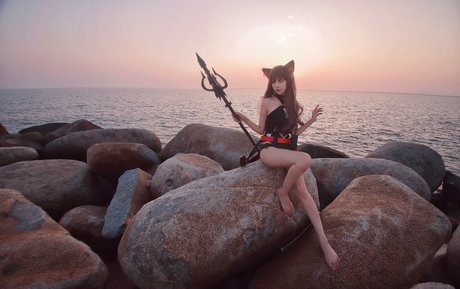 Nacktes geleaktes OnlyFans-Foto von Shikaxiaolulu