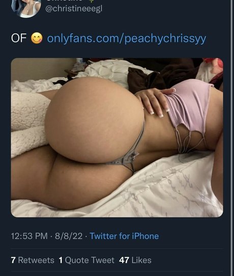Nacktes geleaktes OnlyFans-Foto von Peachychrissyy