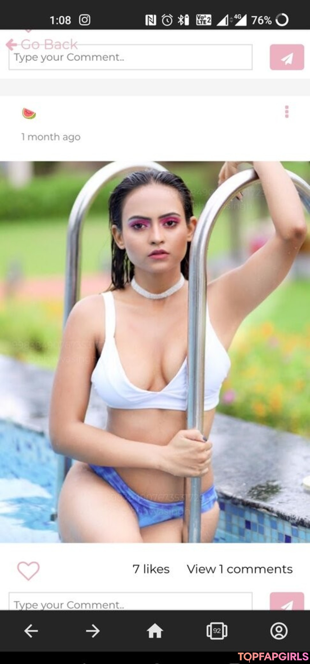 Nacktes geleaktes OnlyFans-Foto von Yajnaseni #1405