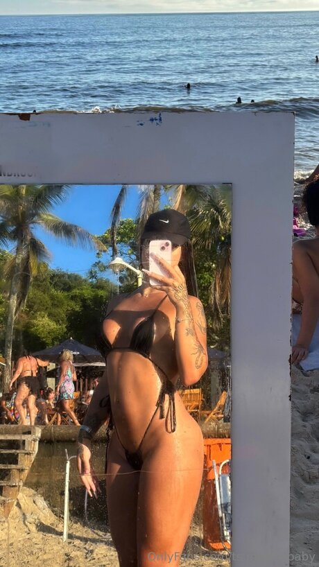 Nacktes geleaktes OnlyFans-Foto von Ts Marinababy