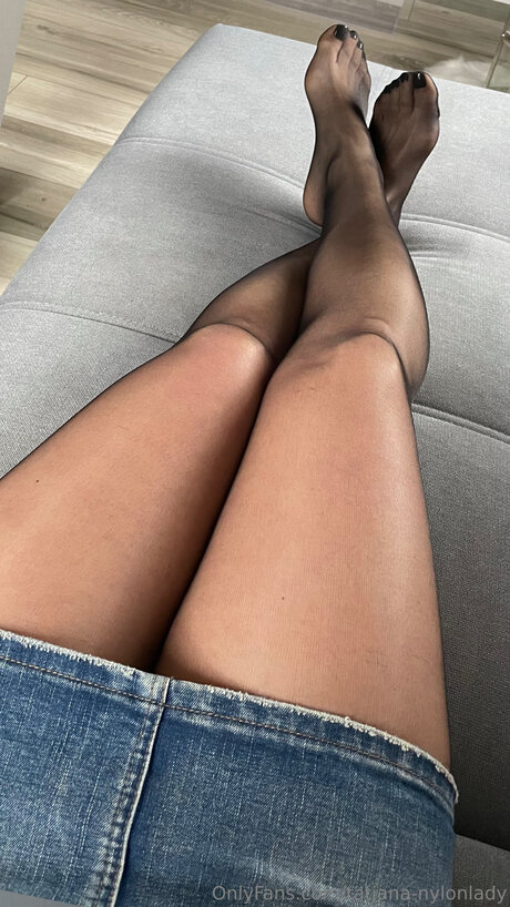Nacktes geleaktes OnlyFans-Foto von Tatjana Nylonlady