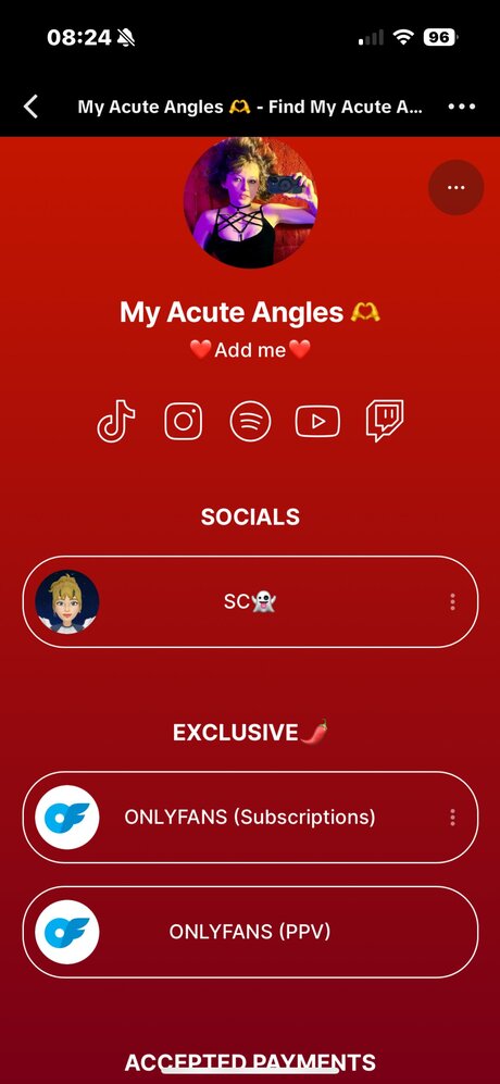 Nacktes geleaktes OnlyFans-Foto von Angelorangle