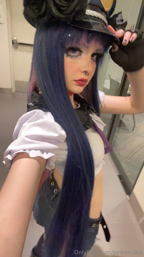 Nacktes geleaktes OnlyFans-Foto von Pinkam3na