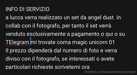 Uniquehornycopyright