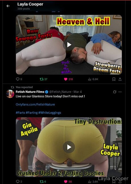 Nacktes geleaktes OnlyFans-Foto von Layla Cooper