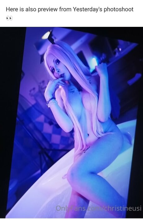 Nacktes geleaktes OnlyFans-Foto von Christine Usi