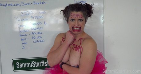 Nacktes geleaktes OnlyFans-Foto von Sammi Starfish