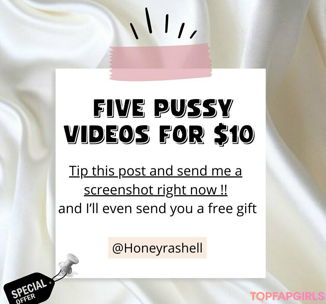 Nacktes geleaktes OnlyFans-Foto von Honeyrashell #1204