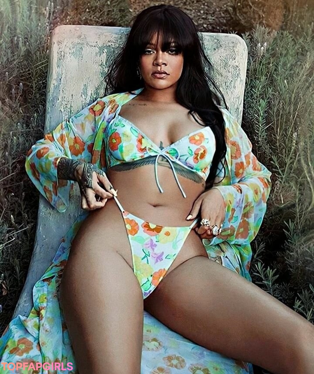 Nacktes geleaktes OnlyFans-Foto von Rihanna #1227