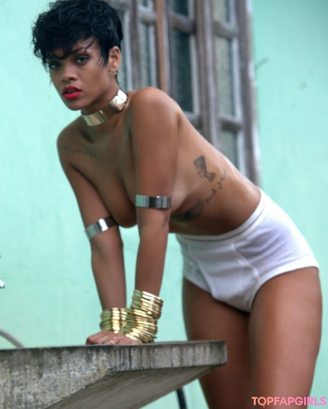 Nacktes geleaktes OnlyFans-Foto von Rihanna #1483
