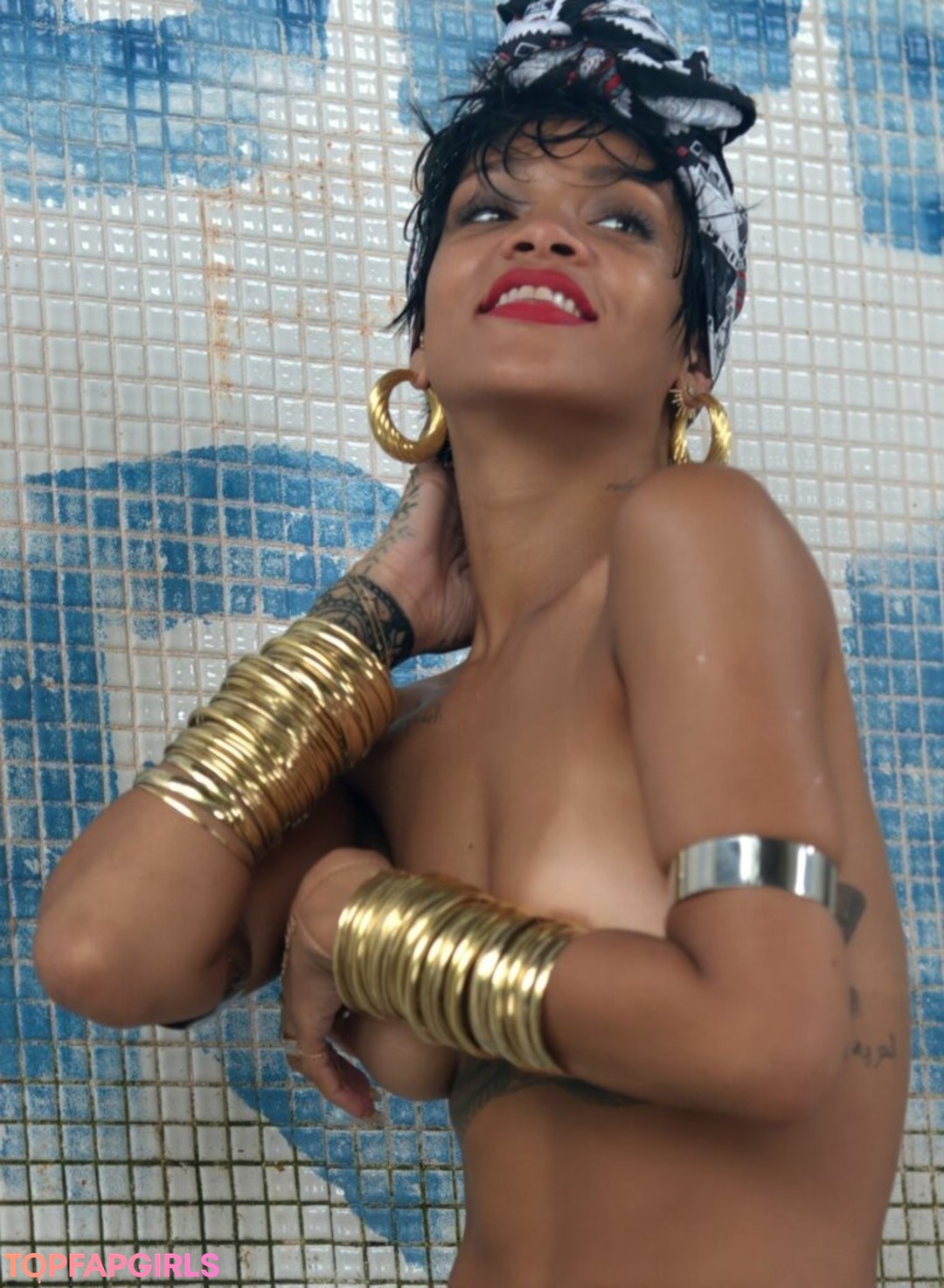Nacktes geleaktes OnlyFans-Foto von Rihanna #1486