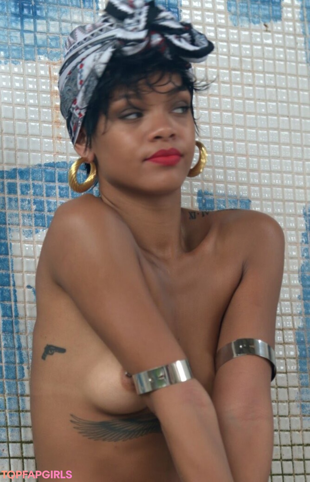 Nacktes geleaktes OnlyFans-Foto von Rihanna #1487