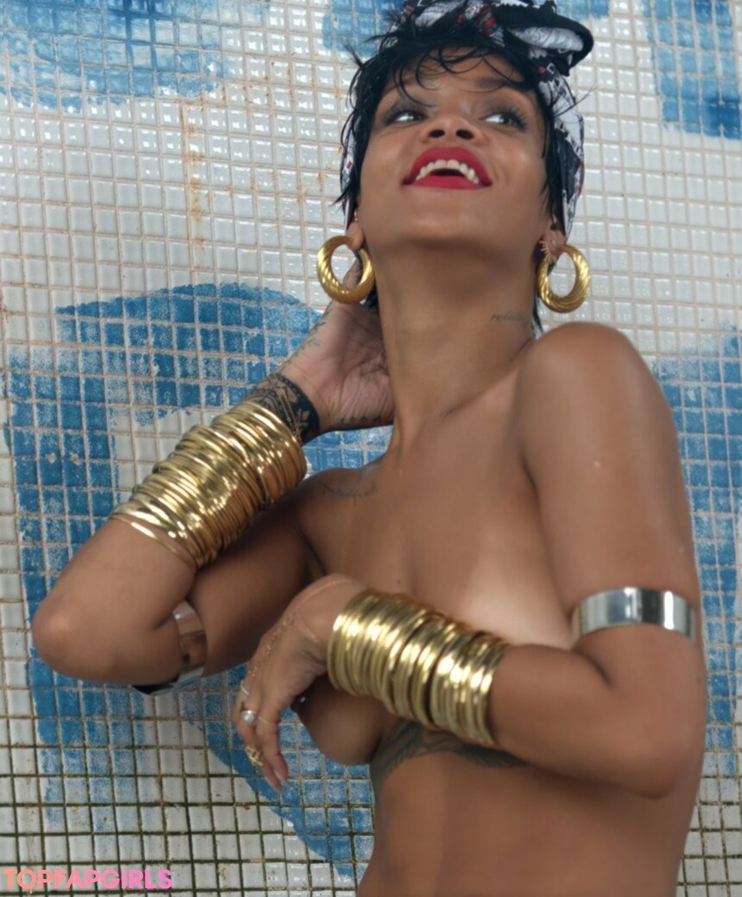 Nacktes geleaktes OnlyFans-Foto von Rihanna #1488
