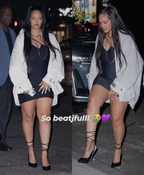 Nacktes geleaktes OnlyFans-Foto von Rihanna