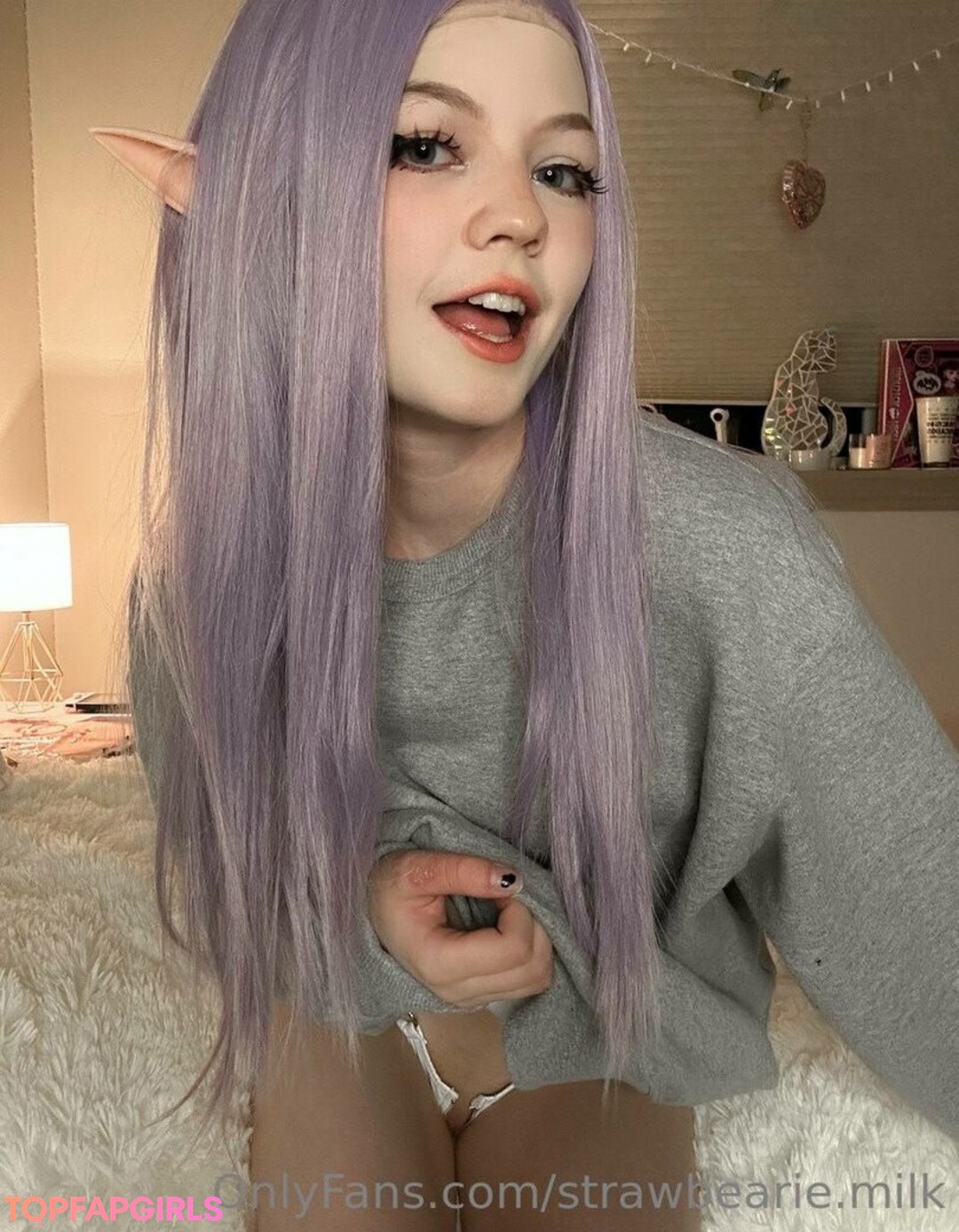 Nacktes geleaktes OnlyFans-Foto von Strawbeariemilkk #2255