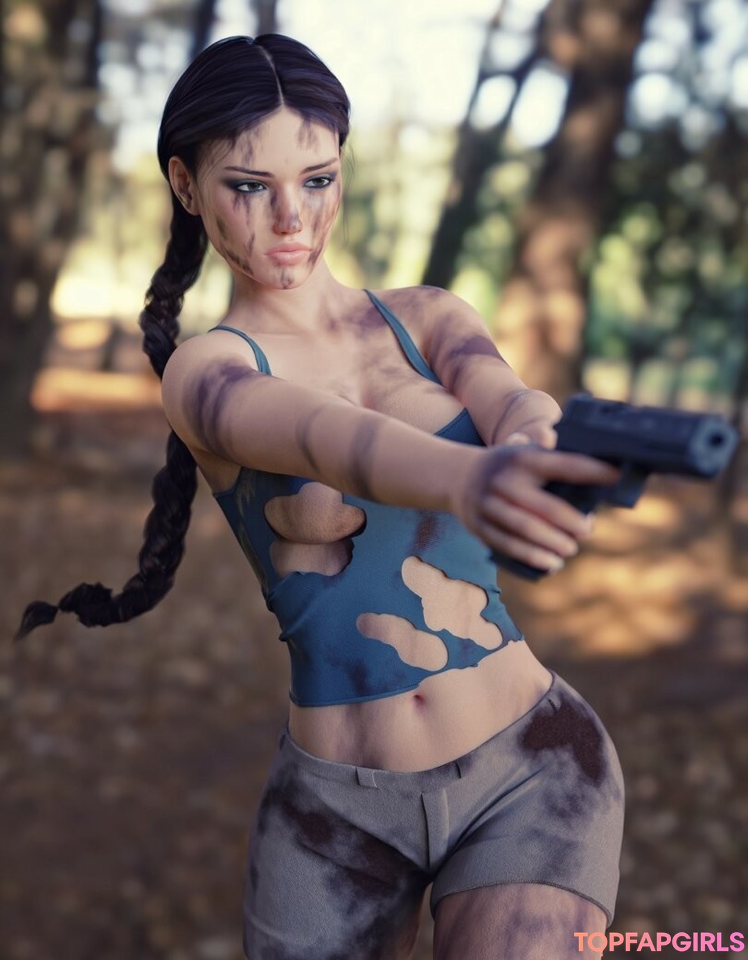 Nacktes geleaktes OnlyFans-Foto von Tomb Raider Lara Croft #1138