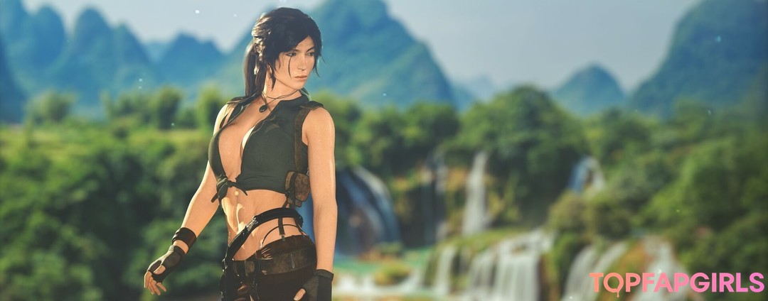 Nacktes geleaktes OnlyFans-Foto von Tomb Raider Lara Croft #1316