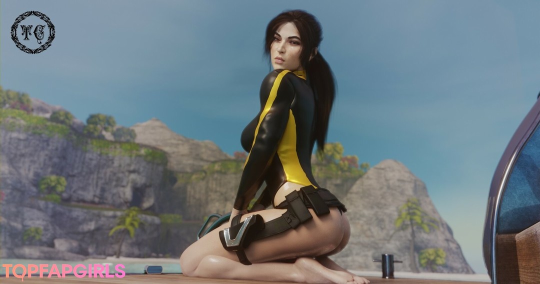 Nacktes geleaktes OnlyFans-Foto von Tomb Raider Lara Croft #1379