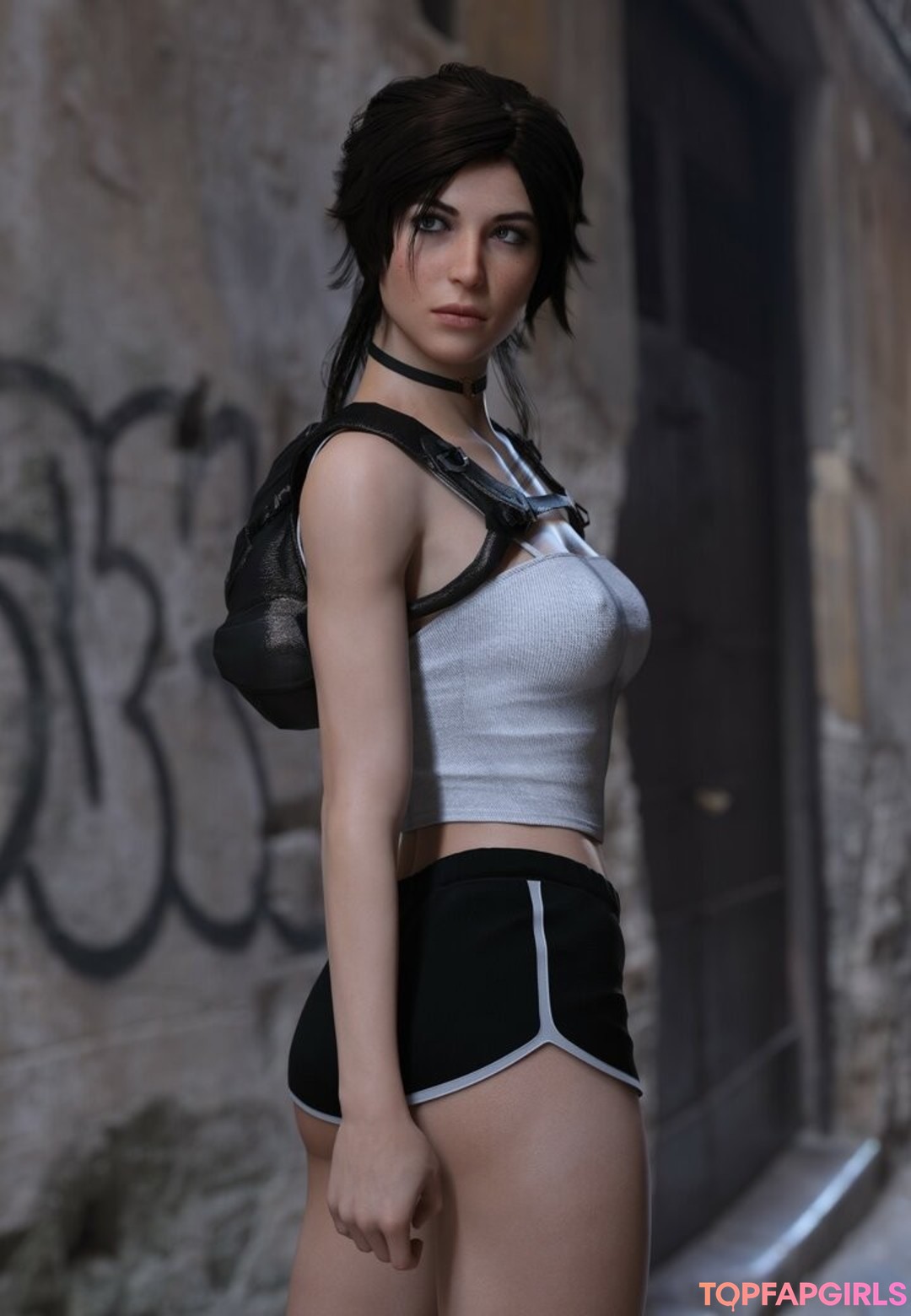 Nacktes geleaktes OnlyFans-Foto von Tomb Raider Lara Croft #1511