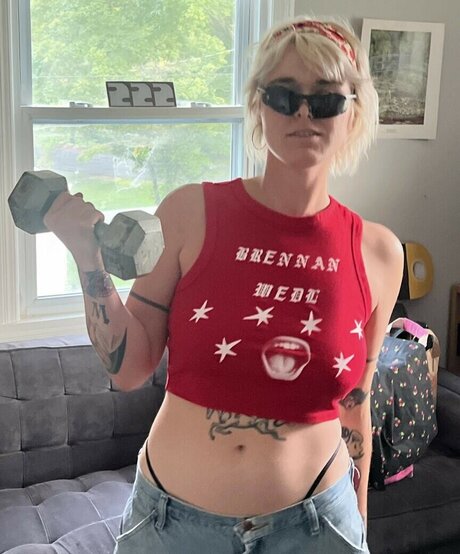 Nacktes geleaktes OnlyFans-Foto von Brennan Wedl