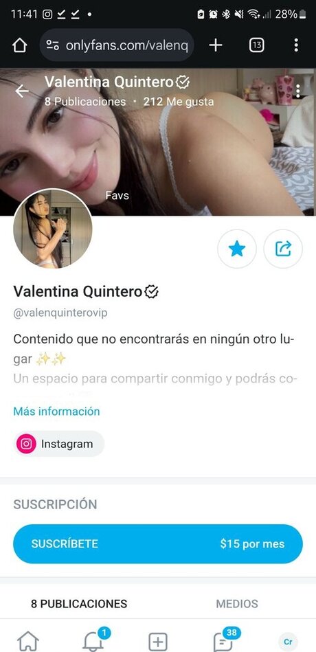 Nacktes geleaktes OnlyFans-Foto von Valenquintero