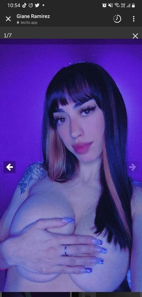Nacktes geleaktes OnlyFans-Foto von Gianeramirez