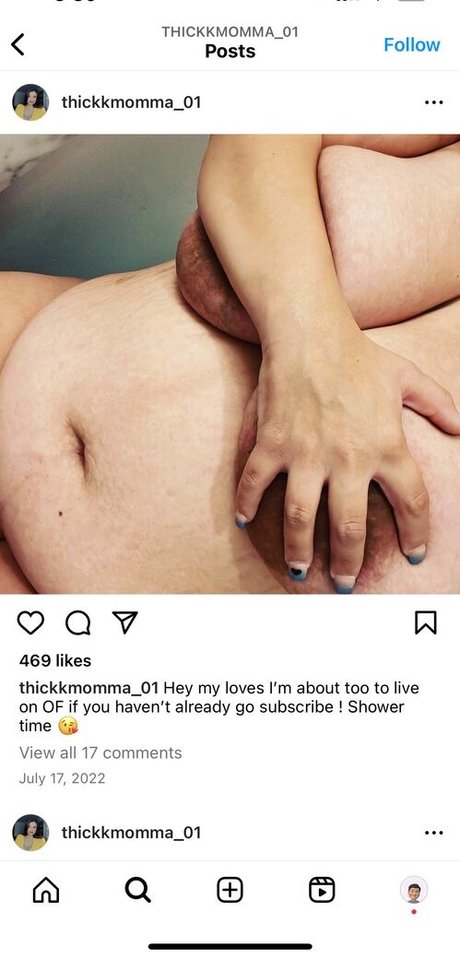 Nacktes geleaktes OnlyFans-Foto von Thickkmomma01