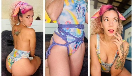Nacktes geleaktes OnlyFans-Foto von Shibari Babe