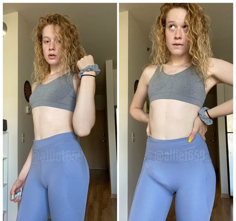 Nacktes geleaktes OnlyFans-Foto von Allie0t